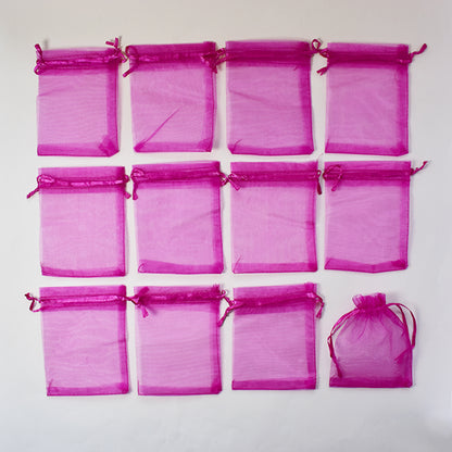 12 Pack 9x12cm organza gift bag - BAG3