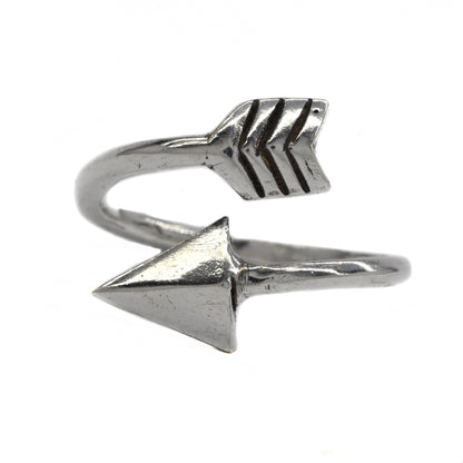 Brass arrow free size ring - IFR500