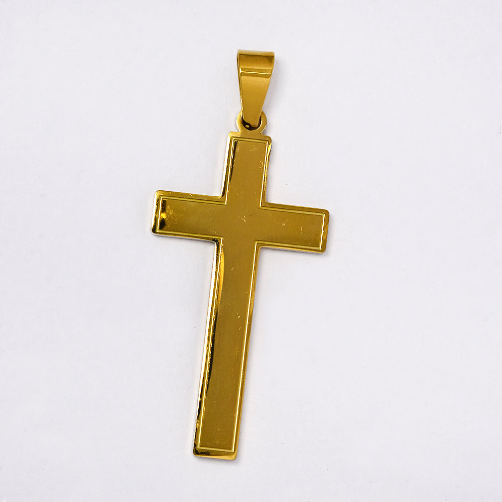 Stainless steel cross pendant - NCSSP029i