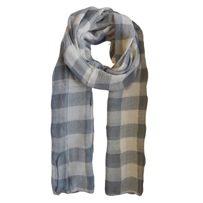 Checked winter scarf - NS549