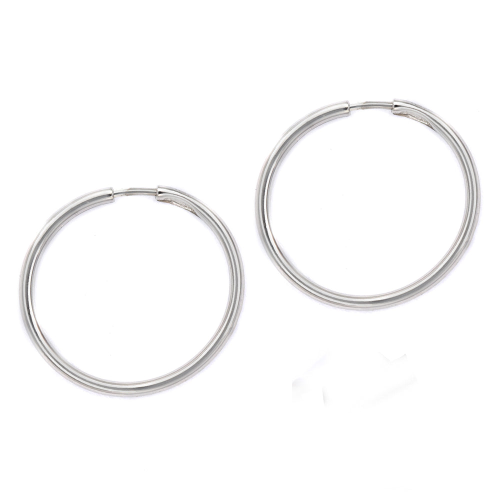 925 Silver 12mm sleeper Width: 1mm - SE1029