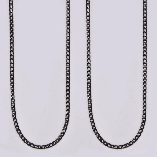 2 Pack stainless steel 3mm x 60cm open curb chain - SSMN2946