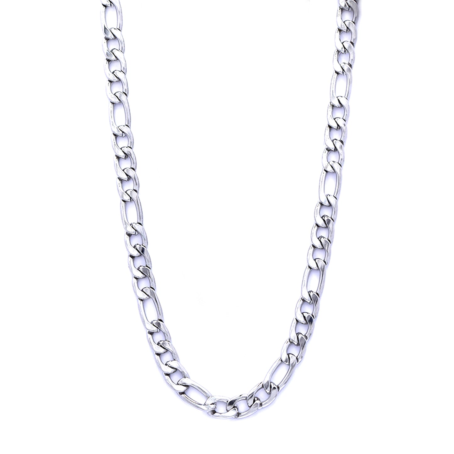 Stainless steel figaro 5.5mm x 55cm chain SSN2901