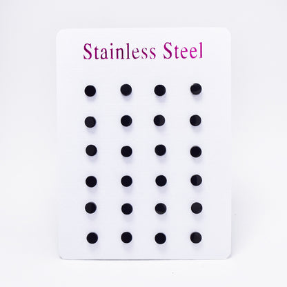 12 Pack Stainless steel 4mm round stud