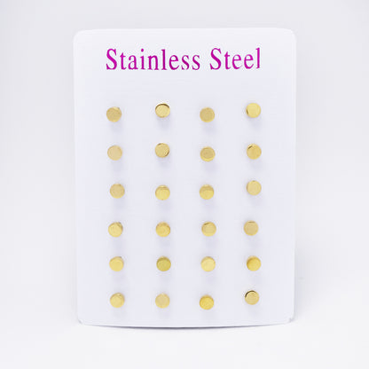 12 Pack Stainless steel 4mm round stud