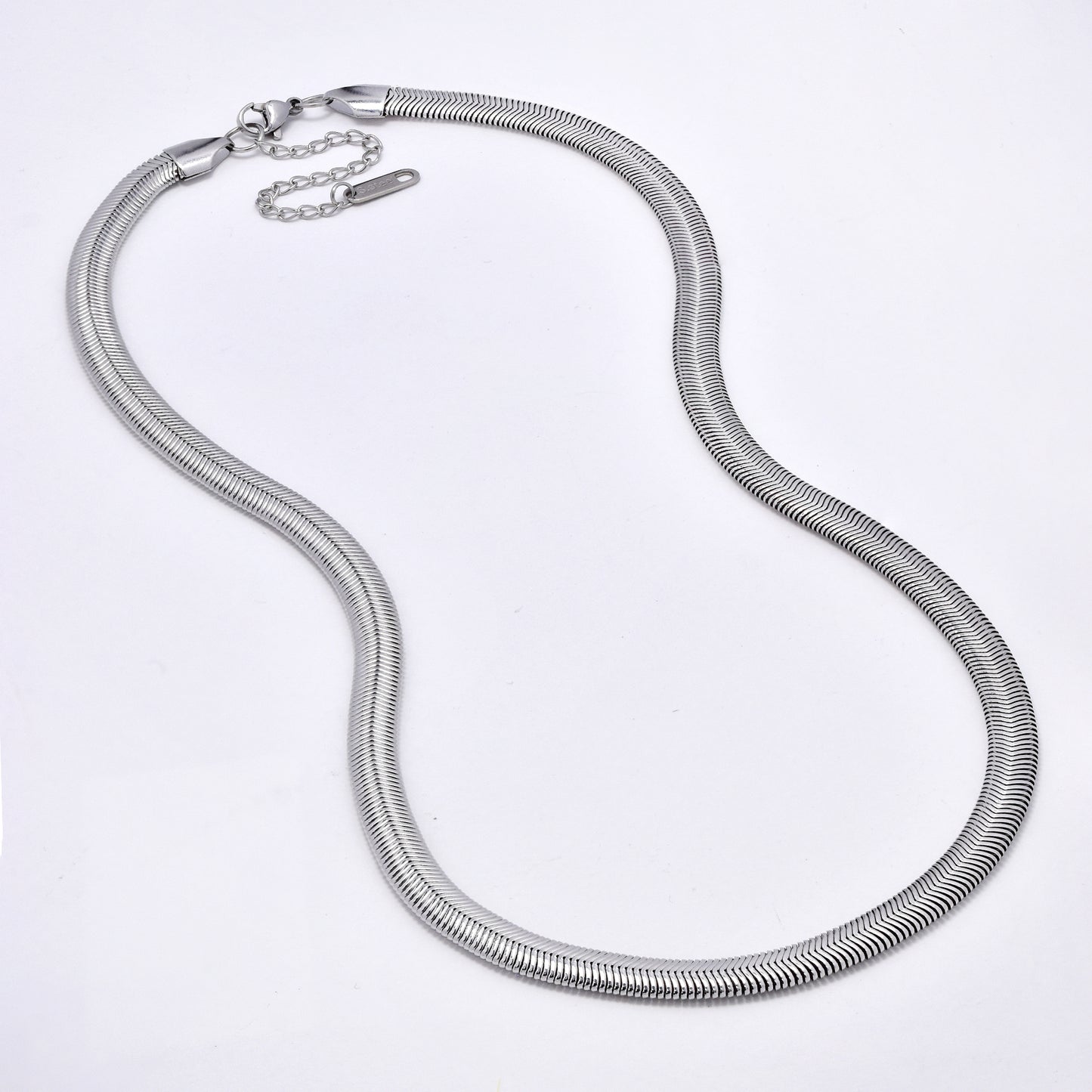 Steel 45+5cm + 6mm snake chain - SSYN5867