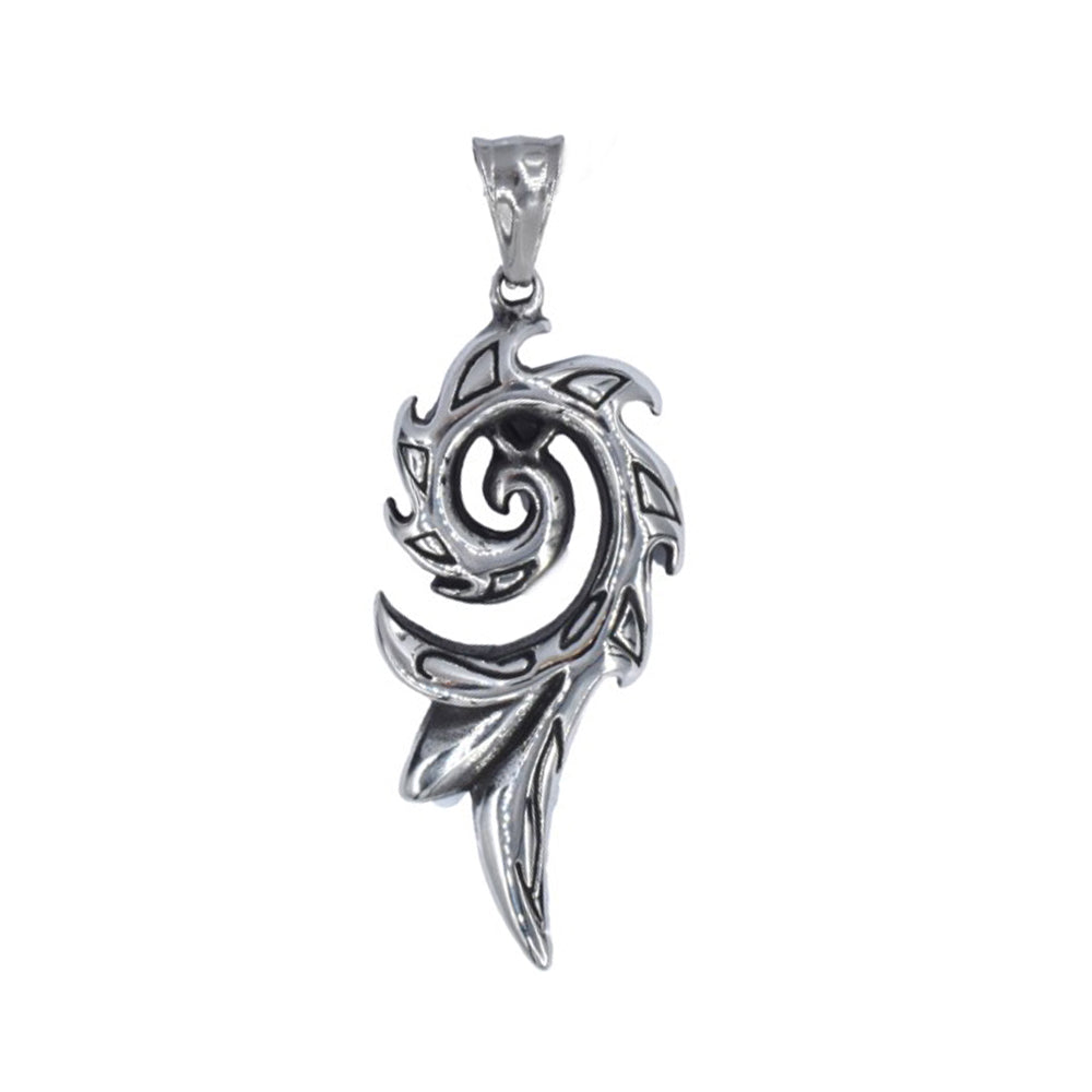 Stainless steel tribal design pendant - SSYP3638