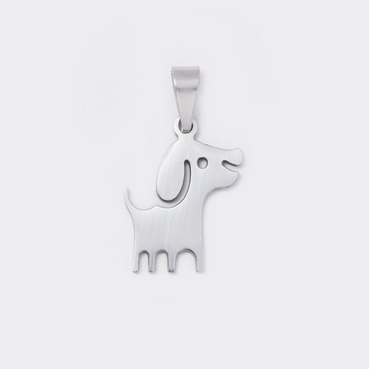 Dog steel pendant - SSYP5650