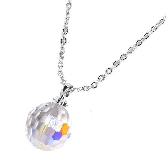 Premium cubic zirconia ball necklace