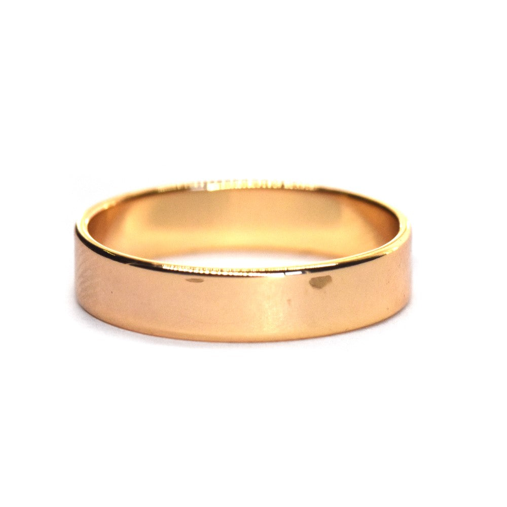 Premium gold plated band ring