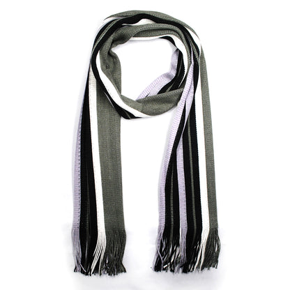 Lined scarf with matching tassels - VS837