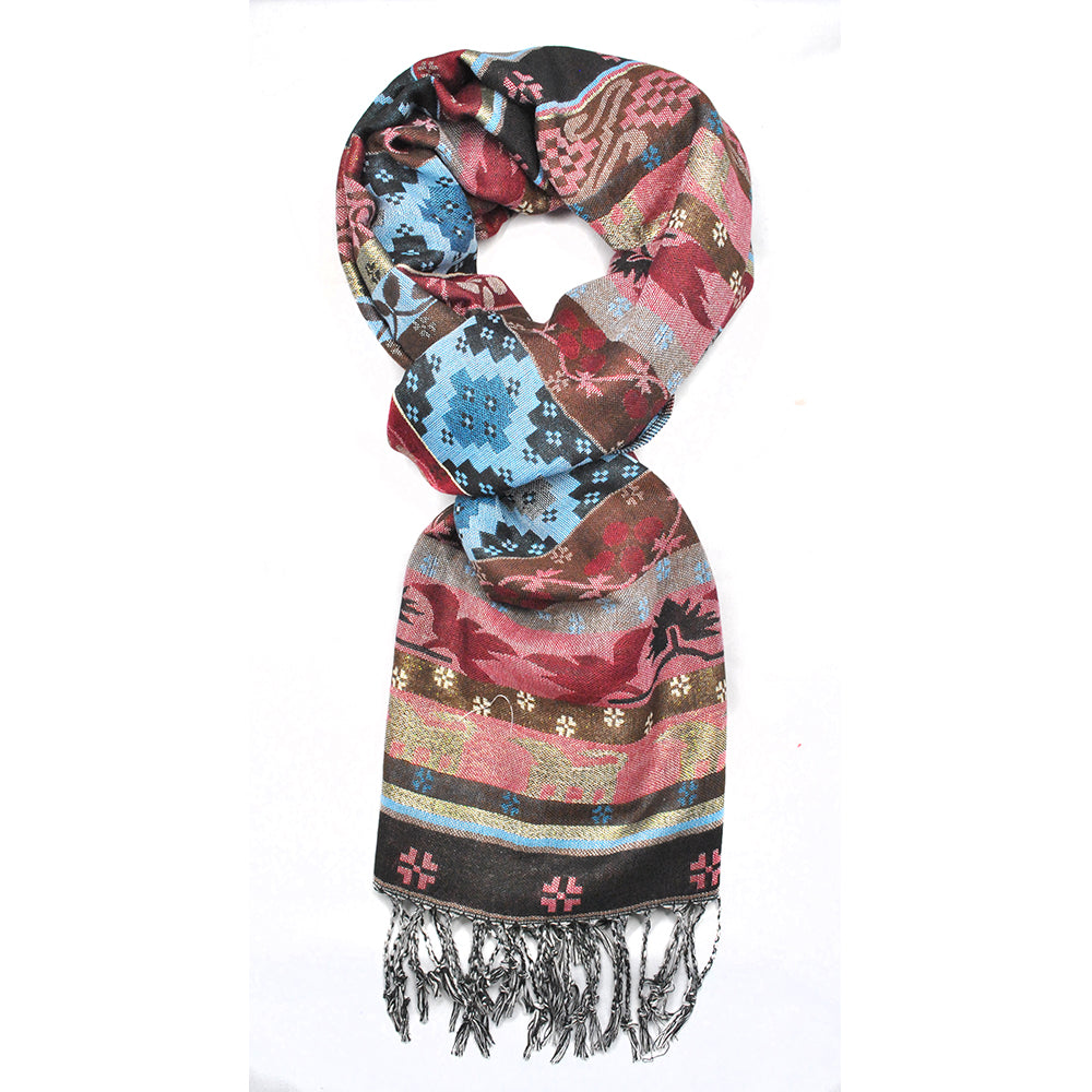 Aztec multi print scarf - VS871