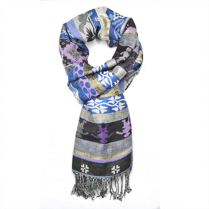 Aztec multi print scarf - VS871