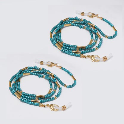 2 Pack Beaded 72cm sunglasses chain - YC4789