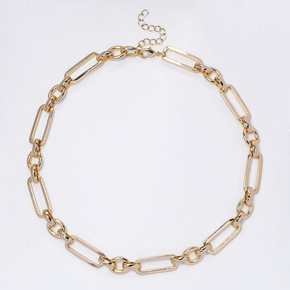 Fashion Rectangle and circle link chain - YN4348