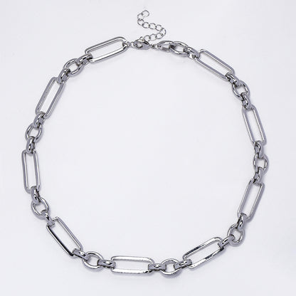 Fashion Rectangle and circle link chain - YN4348