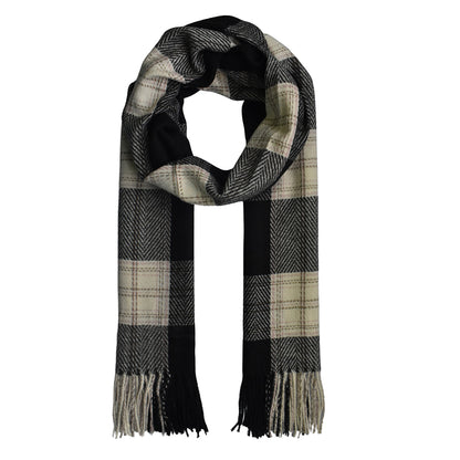 Chevron check print scarf - YS3129