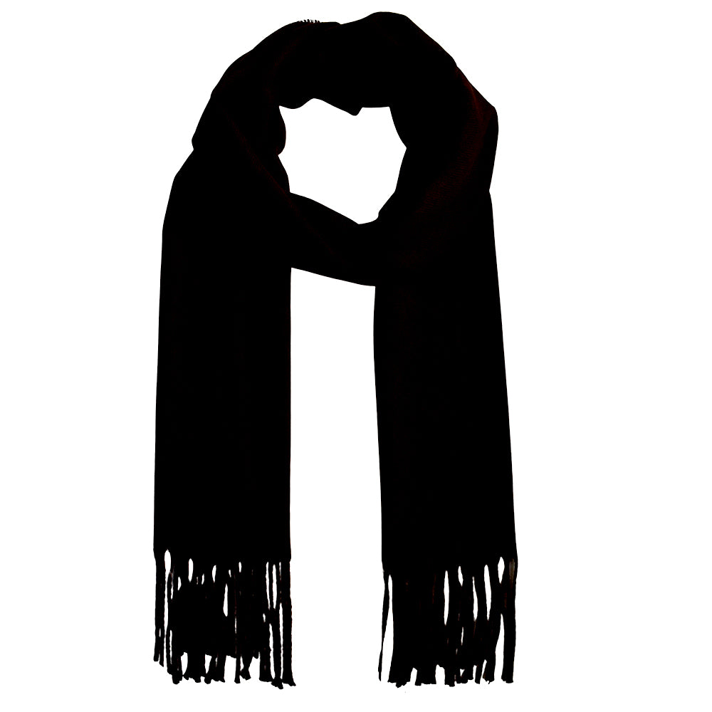 Colour soft touch winter tassel scarf - YS3232