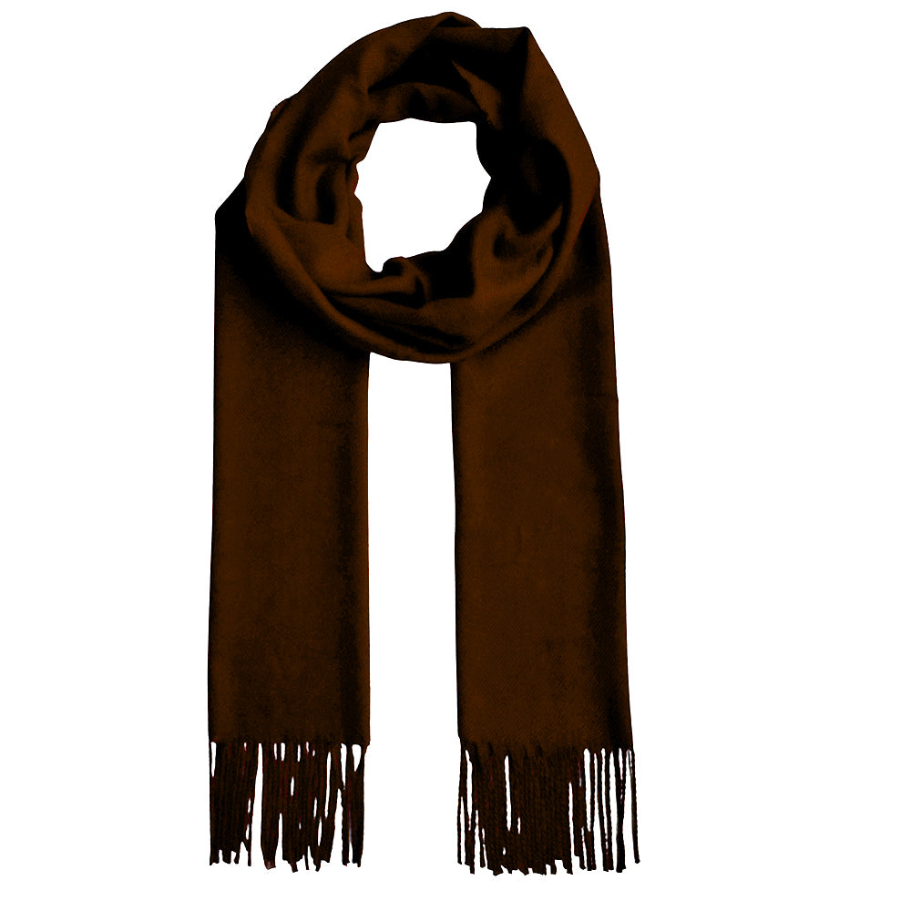 Colour soft touch winter tassel scarf - YS3232