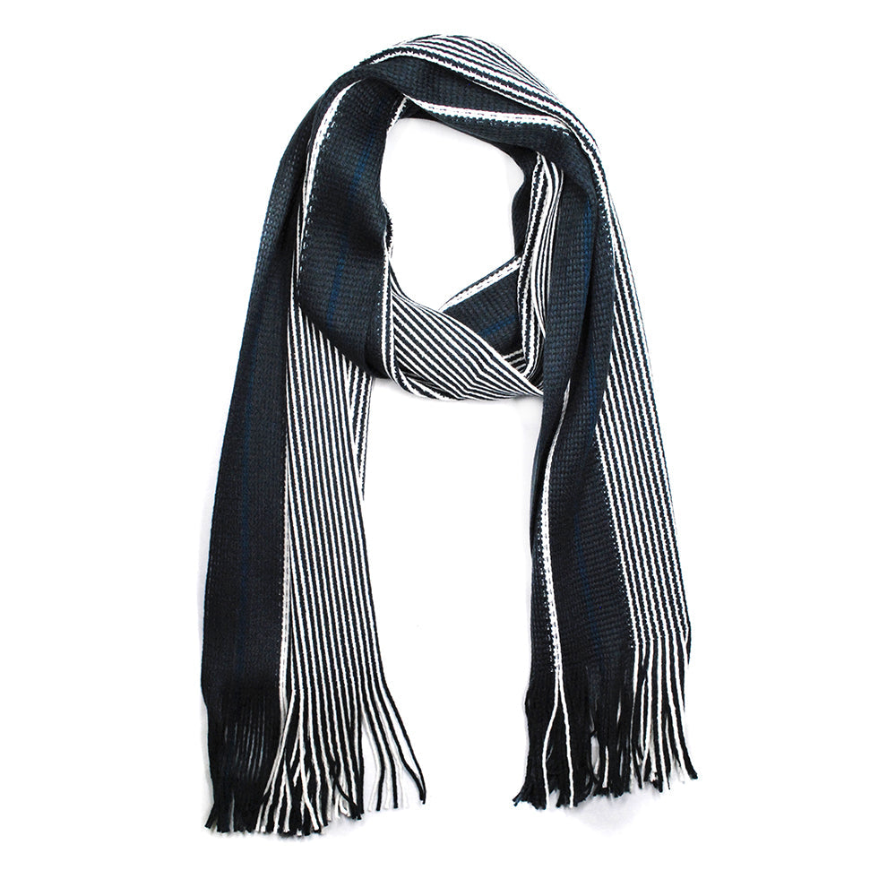 Linear with tassels 30cm x 160cm scarf